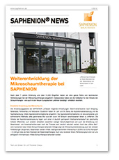 Weiterentwicklung der Mikroschaumtherapie bei SAPHENION