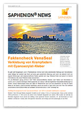 Faktencheck Venaseal Verklebung von Krampfadern   mit Cyanoacrylat-Kleber 