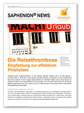 Die Reisethrombose - aktuelle Empfehlungen